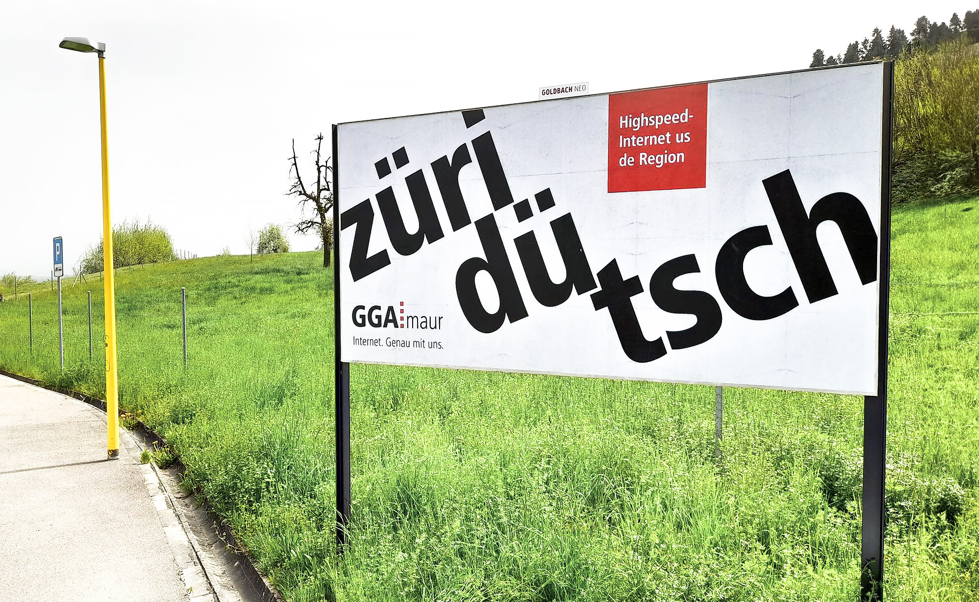 GGA F12 Plakat «züridütsch»